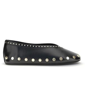 Ganni Jenny Ballet Flats - White