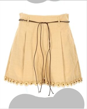 Zimmermann Shorts Mahon Cotton - Natural