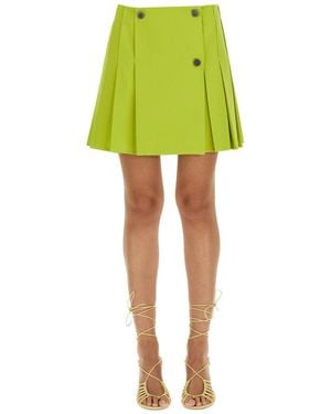 Bottega Veneta Pleated Skirt - Yellow