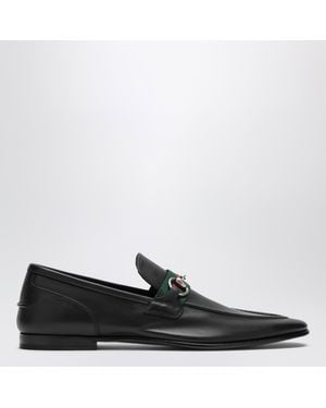 Gucci Como Leather Loafers - Black