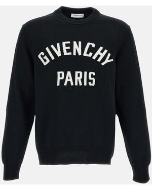 Givenchy Couture Seam Crewneck Sweater - Black