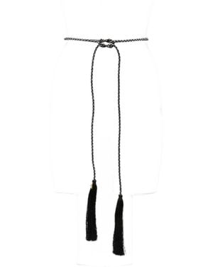 forte_forte Crystal Belt - White