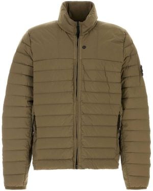 Stone Island Army Stretch Nylon Jacket - Green