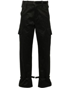Sacai Belted Cargo Pants - Black
