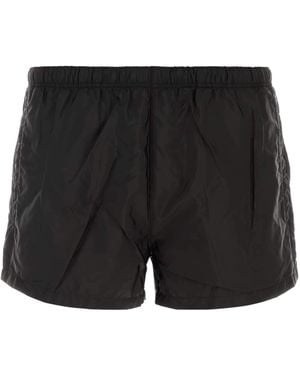 Prada Re-Nylon Swimming Shorts - Black