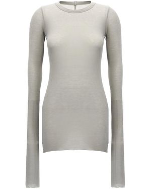 未使用品　rick owens rib ls t black sizeL Rick Owens: Black Hollywood Rib LS T-shirt | SSENSE