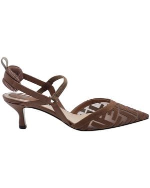Fendi Colibri' Lite Slingback - Brown