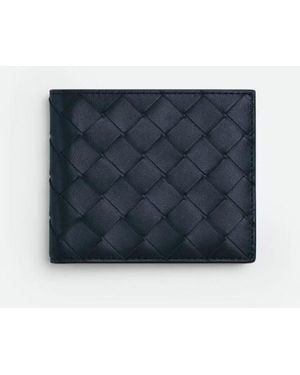 Bottega Veneta Intrecciato Bi-Fold Wallet - Blue
