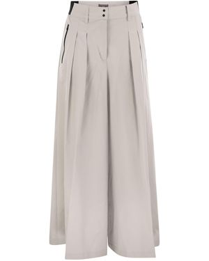 Herno Nylon Skirt Pants - Gray