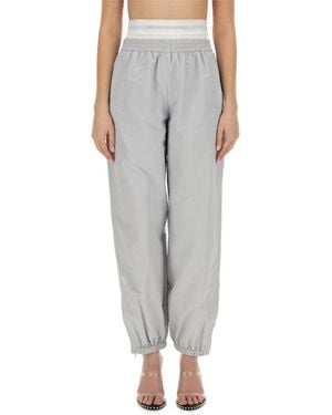Alexander Wang Sports Pants With Integrated Underwear - Gray