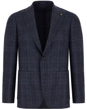 Tagliatore Clothing Blazers E Gilets - Blue