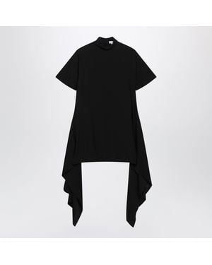 Alaïa Mock-Neck Mini Dress - Black