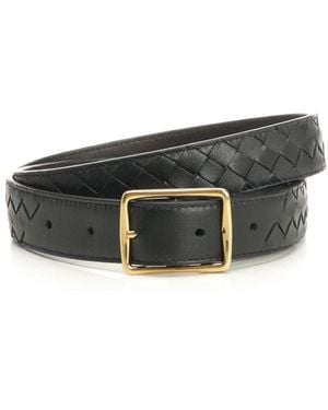 Bottega Veneta Reverso Belt - Gray