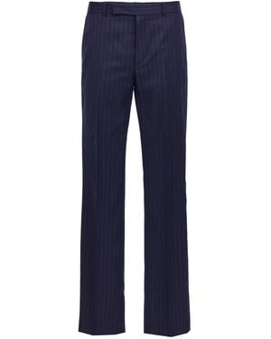 Givenchy Pinstriped Tailored Pants - Blue