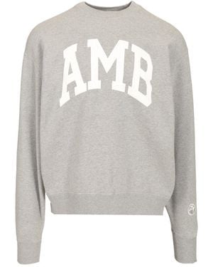 Ambush Crewneck Cotton Sweatshirt - Gray