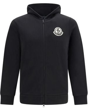 Moncler Hoodie With Logo - Blue