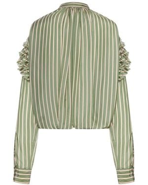 Dries Van Noten Cenver Embroidered Shirt - Green
