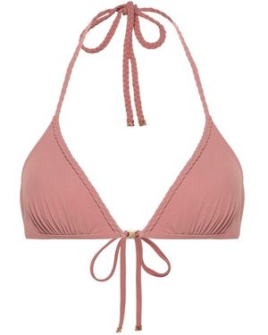 Celine Triangle Bikini Top - Pink