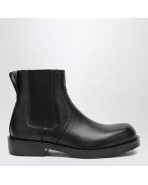 Dries Van Noten Leather Chelsea Boots - Black