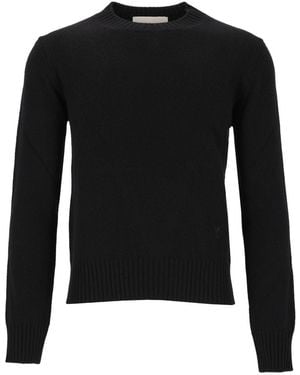 Ami Paris Ami Cashmere Sweater - Black