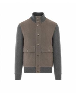 Brunello Cucinelli Bomber - Gray