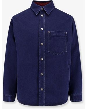 Gucci Cotton And Wool Shirt/Jacket - Blue