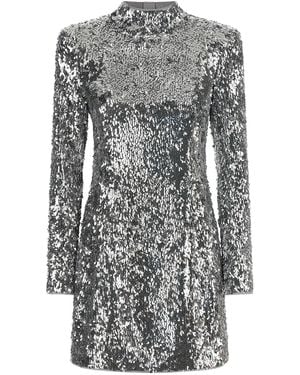 Balmain Sequin Dress - Gray