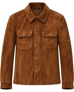 Tom Ford Clothing Jackets - Brown