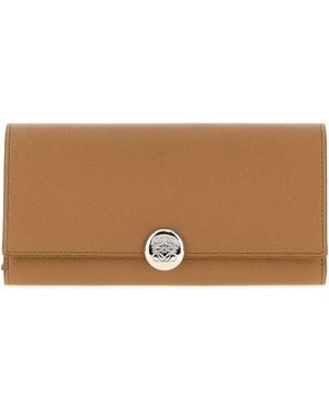 Loewe Camel Leather Wallet - Brown