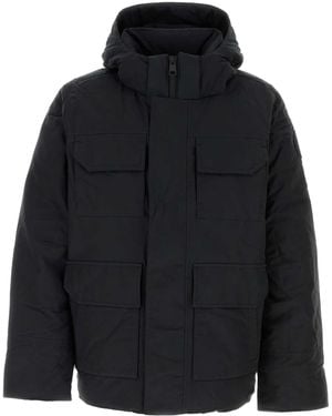 Canada Goose Cotton Blend Maitland Down Jacket - Black