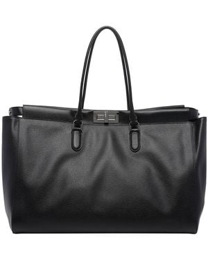 Fendi Peekaboo Large Tote - Black
