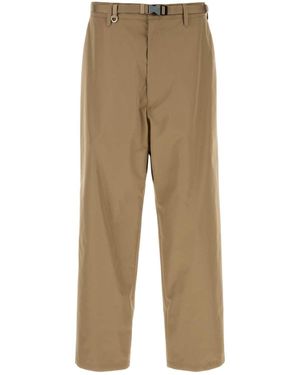 Prada Technical Fabric Pants - Natural