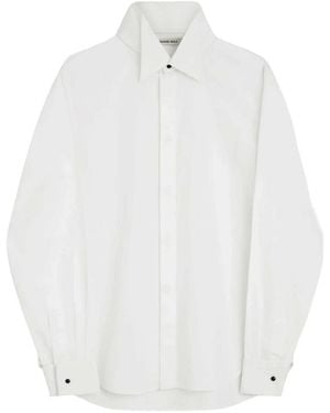 Phoebe Philo Cotton Tuxedo Shirt - White