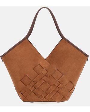 Hereu Coloma Suede Bag - Brown