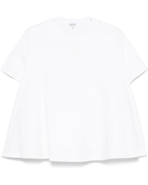 Loewe Trapeze Cotton T-Shirt - White