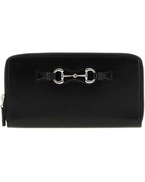 Gucci Leather Wallet - Black