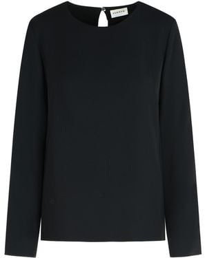 P.A.R.O.S.H. P.A.R.O..H. 'Poker' Polyester Blouse - Black