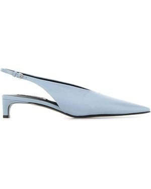 Jil Sander Slingbacks - White