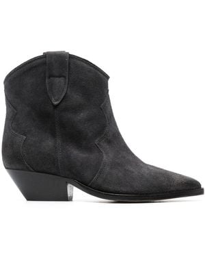 Isabel Marant Dewina Leather Bootie - Black