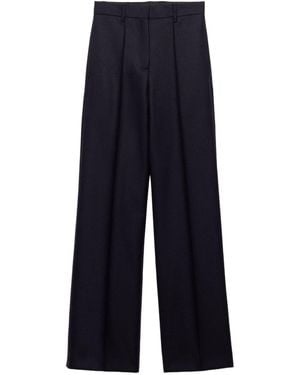 Prada Wool Tailored Pants - Blue