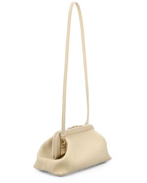 Celine Doctor Pouch Small Leather Clutch - Natural