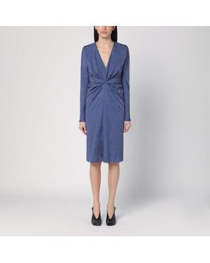 Etro Jacquard-Effect Dress - Blue