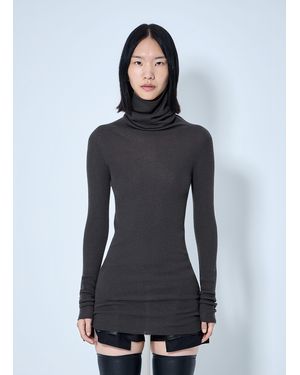 Rick Owens Ls Tube Top - Blue