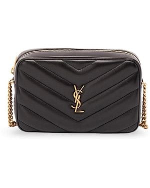 Saint Laurent 'Loulou' Camera Bag - Black