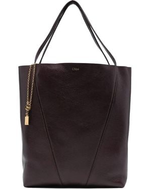 Chloé Spin" Tote Bag - Black