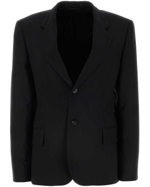 Balenciaga Wool Blazer Jacket By - Black