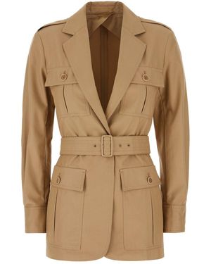 Max Mara Clothing Jackets - Natural