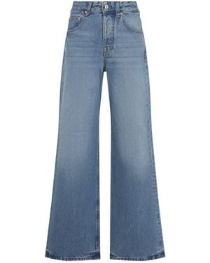 Jacquemus Le De-Nimes Large Cotton Jeans - Blue