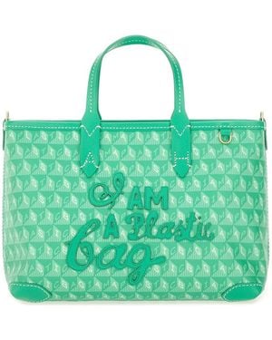 Anya Hindmarch I Am A Plastic Bag Mini Tote - Green