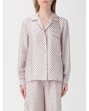 Max Mara Disco Printed Silk Shirt - White